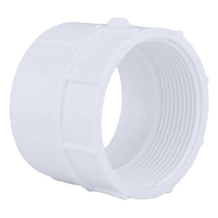 PVC Female Adapter, FNPT X Hub, 2 in Pipe Size
