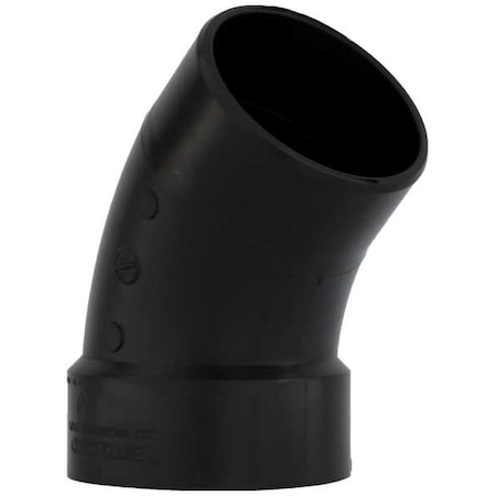 45 Deg Street Elbow,4 In Hub x Spigot