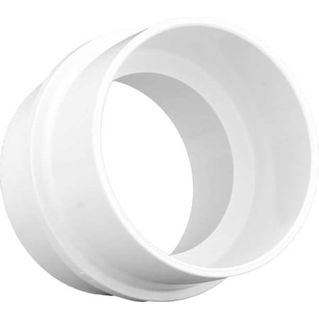 PVC Adapter, Hub x SD Spigot, 4 in x 3 in Pipe Size