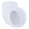 PVC Street Elbow, 90 Degrees, Vent, Hub x Spigot, 2 in Pipe Size