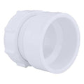 PVC Female Trap Adapter with Nut and Washer, Hub x Socket, 1-1/2 in Pipe Size