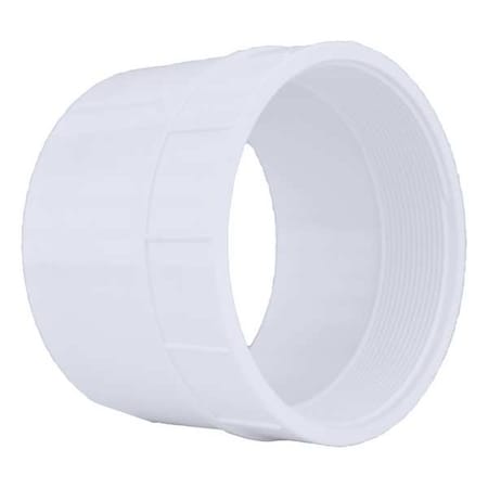 PVC Female Adapter, FNPT X Hub, 6 in Pipe Size