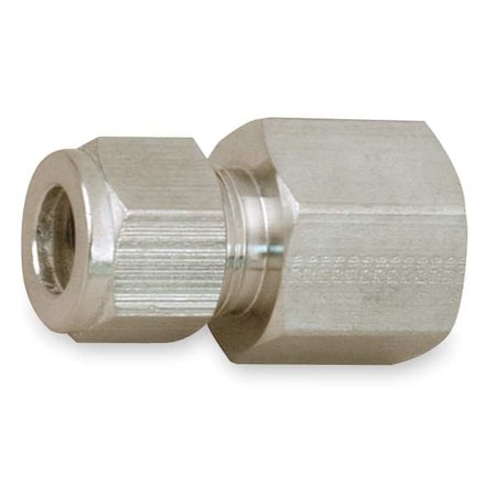 Strt, Steel, Comp. 1/4 in, FNPT 1/2 in