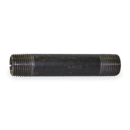 1" x 12" Black Pipe Nipple Sch 80