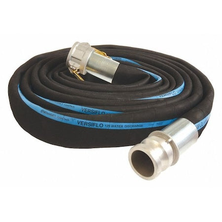 Water Hose,1-1/2" ID x 50 ft.,Black