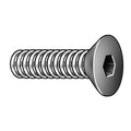 5/8"-11 Socket Head Cap Screw, Flat, Black Oxide Alloy Steel, 3 in Length, 25 PK