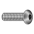 5/16"-18 Socket Head Cap Screw, Button, Chrome Plated Alloy Steel, 3/4 in Length, 5 PK
