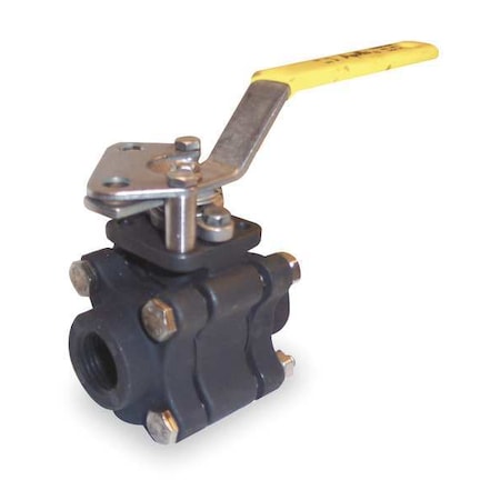 Manual 2-Way Ball Valve,NPT,Carbon Steel