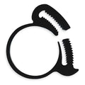 Snap-Mini Clamp,Black,0.906"Max ID,PK10