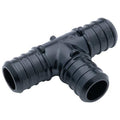 Tee,Polymer,Barbed3/4in,1/2in,1/2in