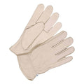 Leather Drivers Gloves, Shirred Slip-On Cuff, Keystone Thumb, Tan, 3XS, 1 PR