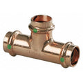 Tee, Copper, Press-fit 3/4", 1/2", 1/2"