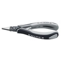 5 1/4 in Flat Nose Plier Multi-Component Grip Handle