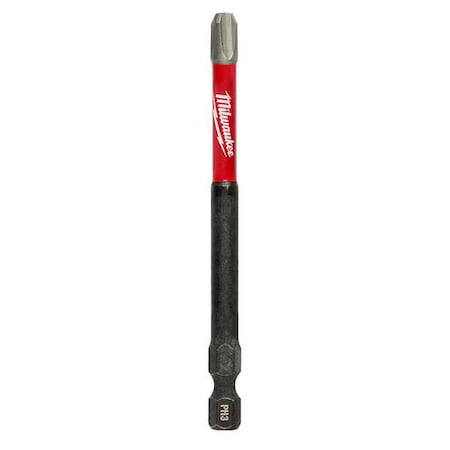 SHOCKWAVE 3-1/2 in Phillips No. 3 Impact Duty Power Bit, 1-Piece
