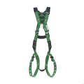 V-FORM(TM) Safety Harness Fall Protection Harness, M, 400 lb, Quick-Connect Chest/ Back D-Ring