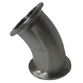 3" Clamp T316L SS 45 Degree Elbow