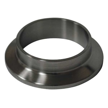 Short Welding Ferrule, SS, 1/2 in Dia