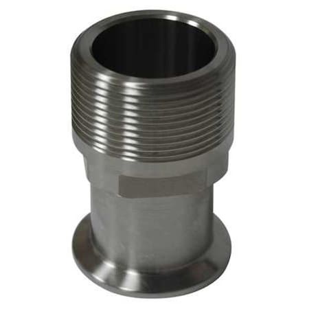 1-1/2" Clamp x MNPT T304 SS Male Adapter