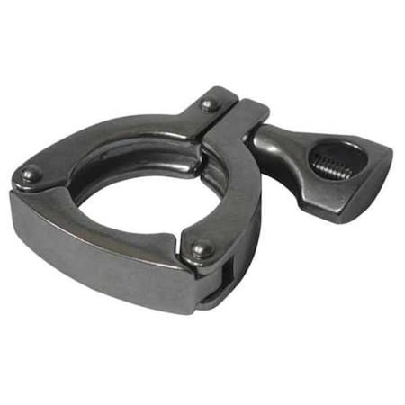 Clamp,StainlessSteel,Threaded,21/2in