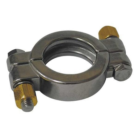 High Pressure Clamp, T304 Stainless Steel, For Tube Size: 1/2" and 3/4"