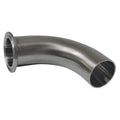 1-1/2" Clamp x Butt Weld T304 SS 90 Degree Elbow
