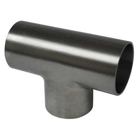 Tee, Stainless Steel, Butt Weld 2 in