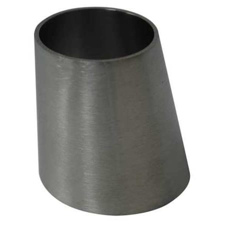 2-1/2" x 2" Butt Weld T316L SS Eccentric Reducer