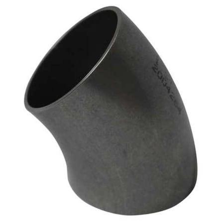 3" Butt Weld T316L SS Short Tangent 45 Degree Elbow