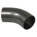 3" Butt Weld T304 SS Long Tangent 45 Degree Elbow
