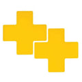 Floor Marking Tape, Polyester, No Legend, Yellow, 3 in W., 8 mil Thickness, 20 PK
