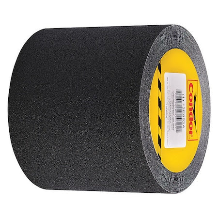 Anti-Slip Tape Silicone Carbide 46 Grit Size, Black, 6" W x 30 ft. L, 41 mil Thick