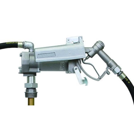 Fuel Transfer Pump, 12V DC, 15 gpm Max. Flow Rate , 1/7 HP, Aluminum, 1 in Inlet