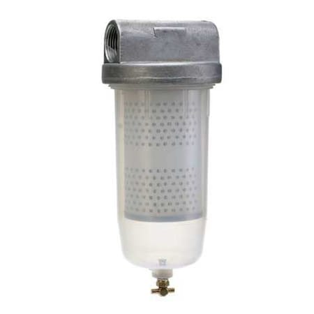 Filter Housing,10 1/4" H,4 1/4" Dia