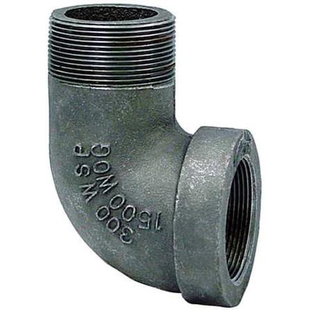 90 Degree Street Elbow 90 Degree Street Elbow, 1/4" Pipe, FNPT x MNPT, Malleable Iron, Class 300