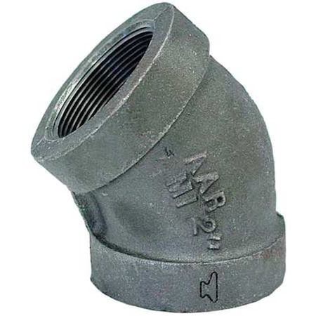 45 Degree Elbow 45 Degree Elbow, 1" Pipe, FNPT, Malleable Iron, Class 300