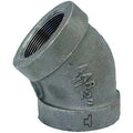45 Degree Elbow 45 Degree Elbow, 1-1/2" Pipe, FNPT, Malleable Iron, Class 300