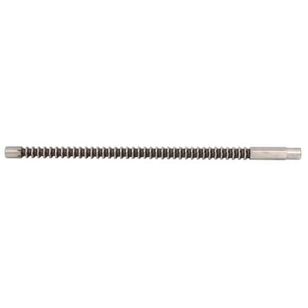 Keyway Broach, Hex, W 7/16, Cut L 1-3/8