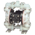 Double Diaphragm Pump, Polypropylene, Air Operated, Santoprene, 23 GPM