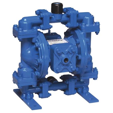 Double Diaphragm Pump, Aluminum, Air Operated, Santoprene, 15 GPM