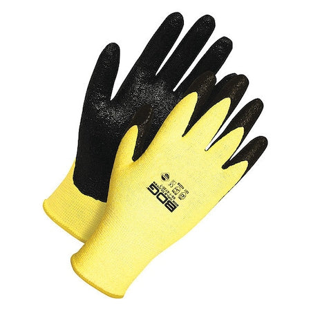 Coated Cut-Resistant Gloves, Cut Level A3 ,Dipped ,Foam Nitrile ,Rough ,M 1 PR