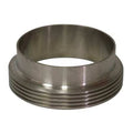 2" Bevel Seat T304 SS Threaded Long Ferrule
