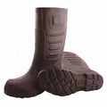Men's Airgo Tall Rubber Boots, Plain Toe, 15" Height, Brown, 9