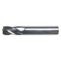 Carb End Mill,3/16 In,4FL,CC,AlTiN Coat
