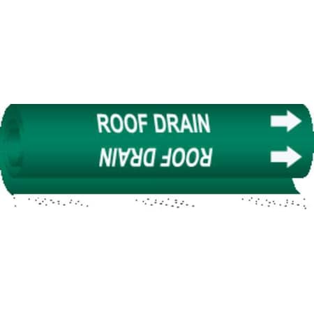 Pipe Markr,Roof Drain,Gn,2-1/2to7-7/8 In