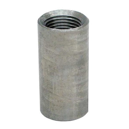 Coupling Merchant Coupling, 1-1/4" Pipe, FNPT, Black Forged Steel, Class 300