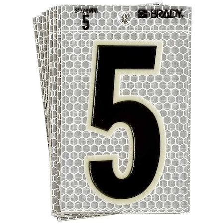 NumberLabel,6inH,3inW,PK10