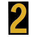NumberLabel,1-1/2inH,1inW,PK25