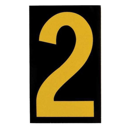 NumberLabel,1-1/2inH,1inW,PK25