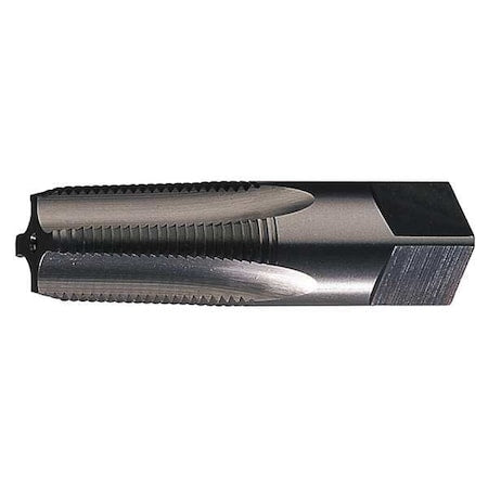 Pipe Tap, 1/4"-18, Taper, 4 Flutes, NPT
