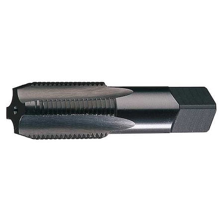 Pipe Tap, 3/8"-18, Semi-Bottoming, 4 Flutes, NPSF
